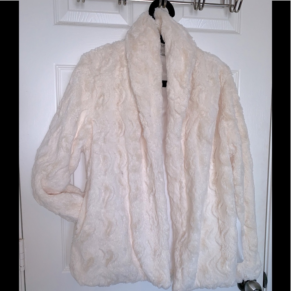 Faux fur sweater